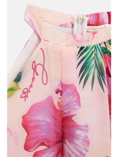 chiffon ss dress GUESS | J6GK00 WA2T0P9LB
